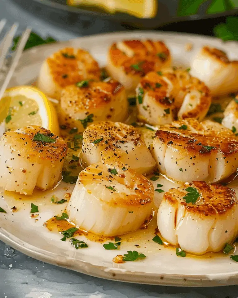 Easy Garlic-Lemon Scallops