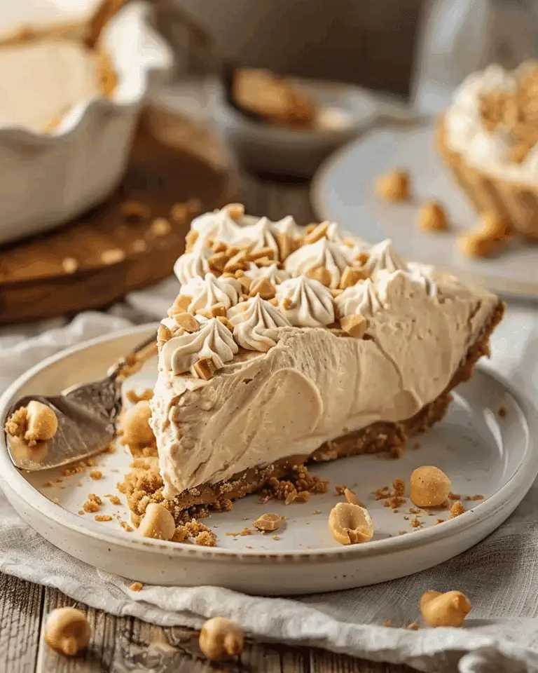Old Fashioned Peanut Butter Pie
