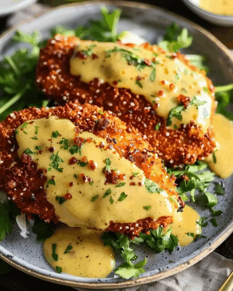 Pretzel Crusted Chicken with Honey Mustard Sauce