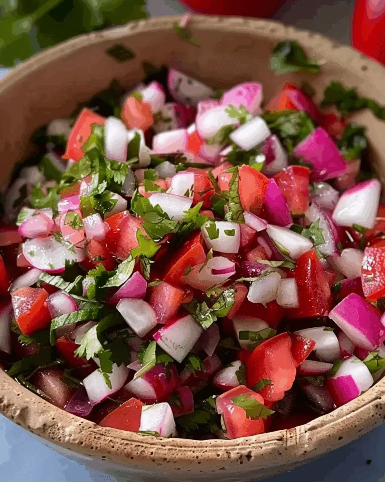 Radish Pico de Gallo