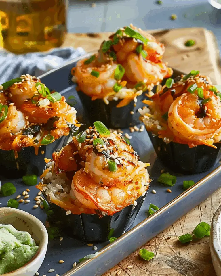 TikTok Shrimp Sushi Bake Cups