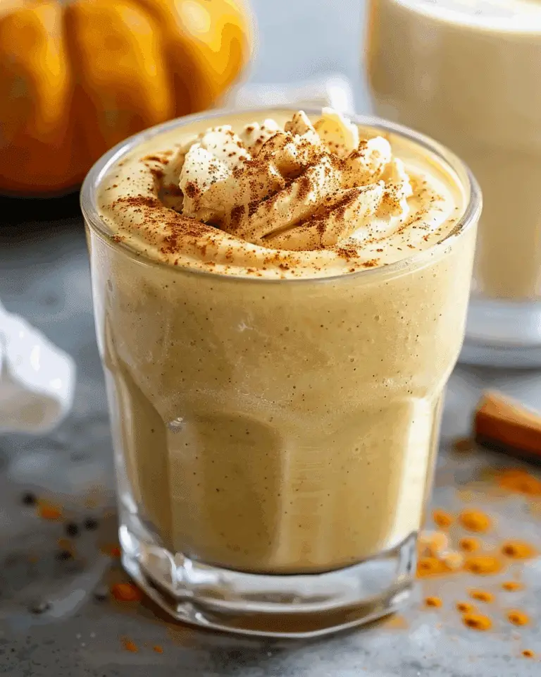 5-Minute Creamy Protein Pumpkin Smoothie