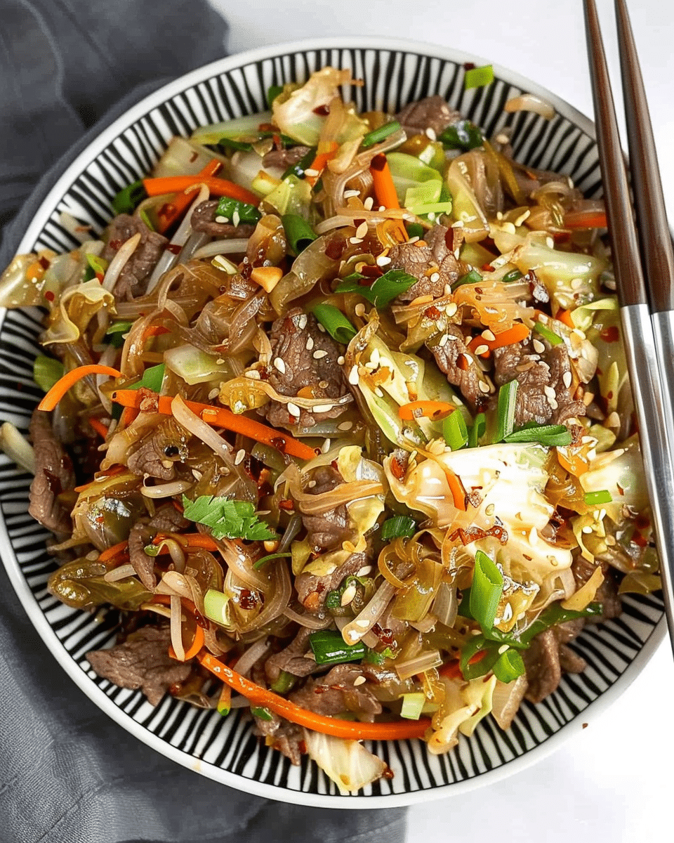 Beef And Cabbage Stir Fry