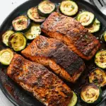 Blackened Salmon With Zucchini