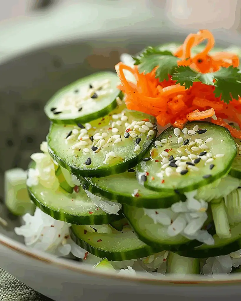 Tasty California Roll Cucumber Salad