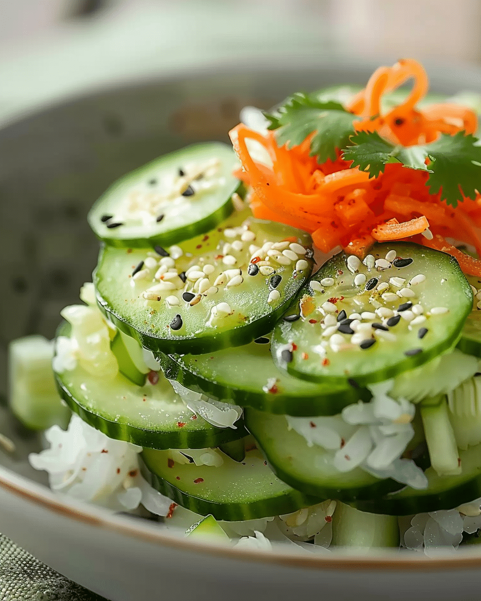 Tasty California Roll Cucumber Salad