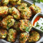 Cheesy Zucchini Tots (Oven or Air Fryer)