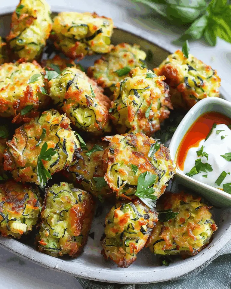 Cheesy Zucchini Tots (Oven or Air Fryer)