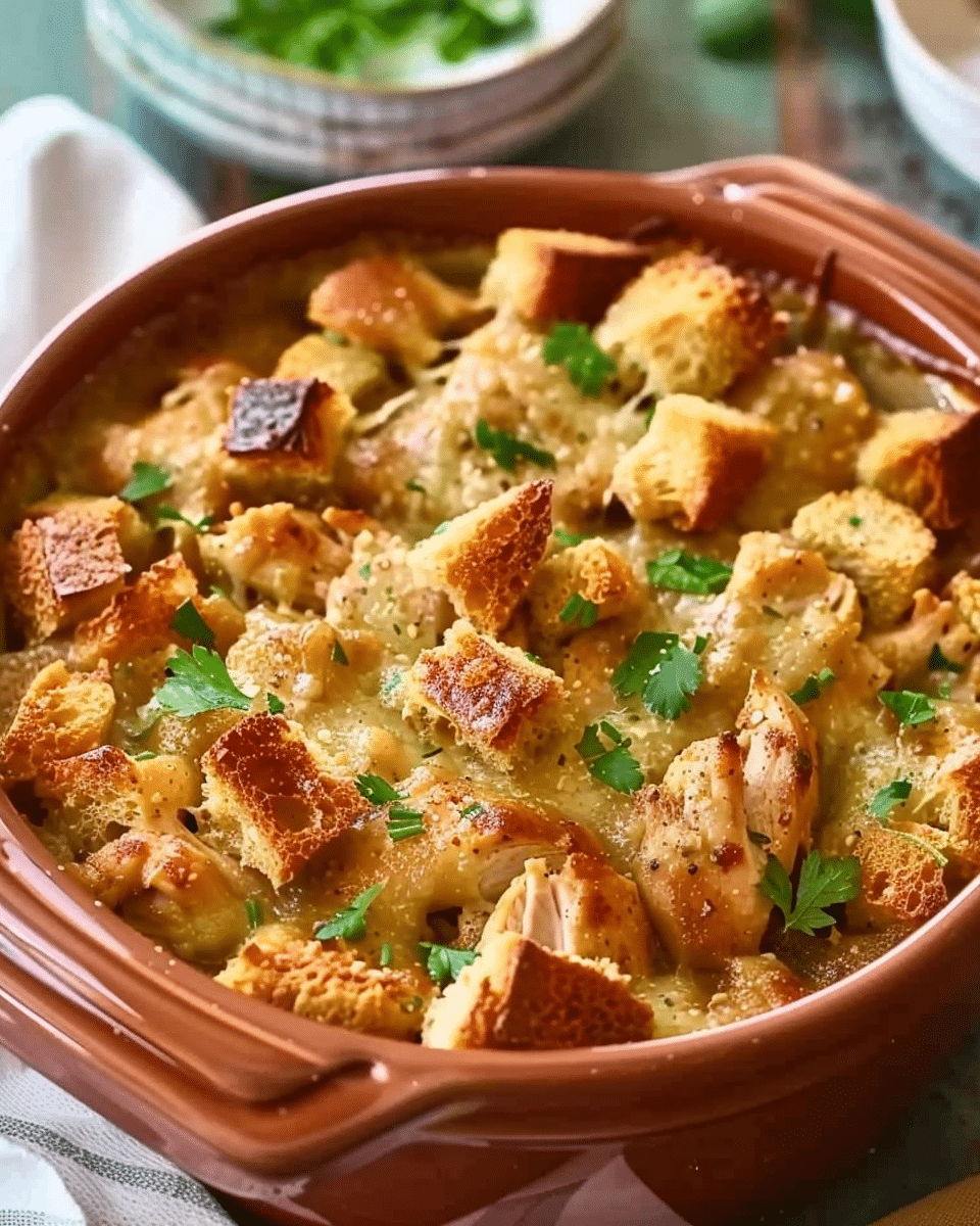 Chicken Crouton Casserole