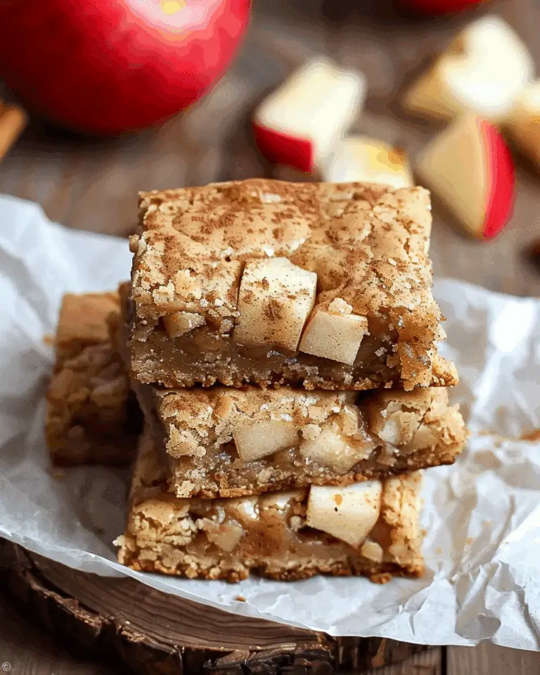 Apple Blondies