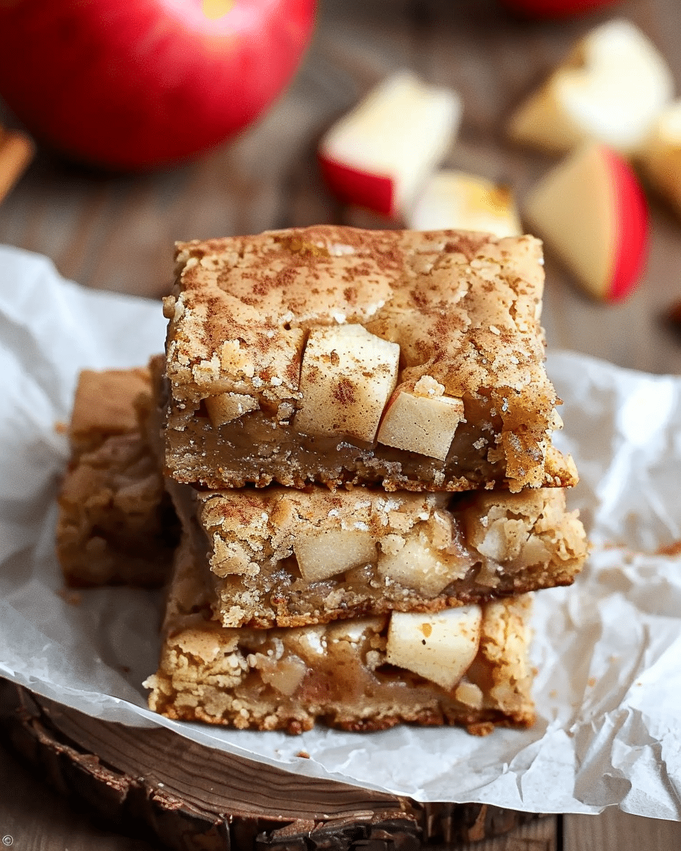 Apple Blondies