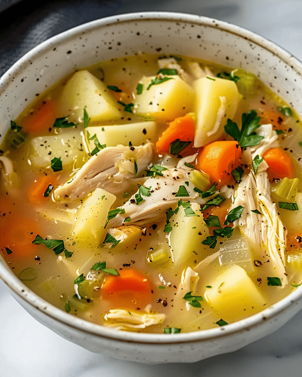 Chicken Soup with Potatoes Recipe