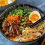 Quick Creamy Miso Chicken Ramen