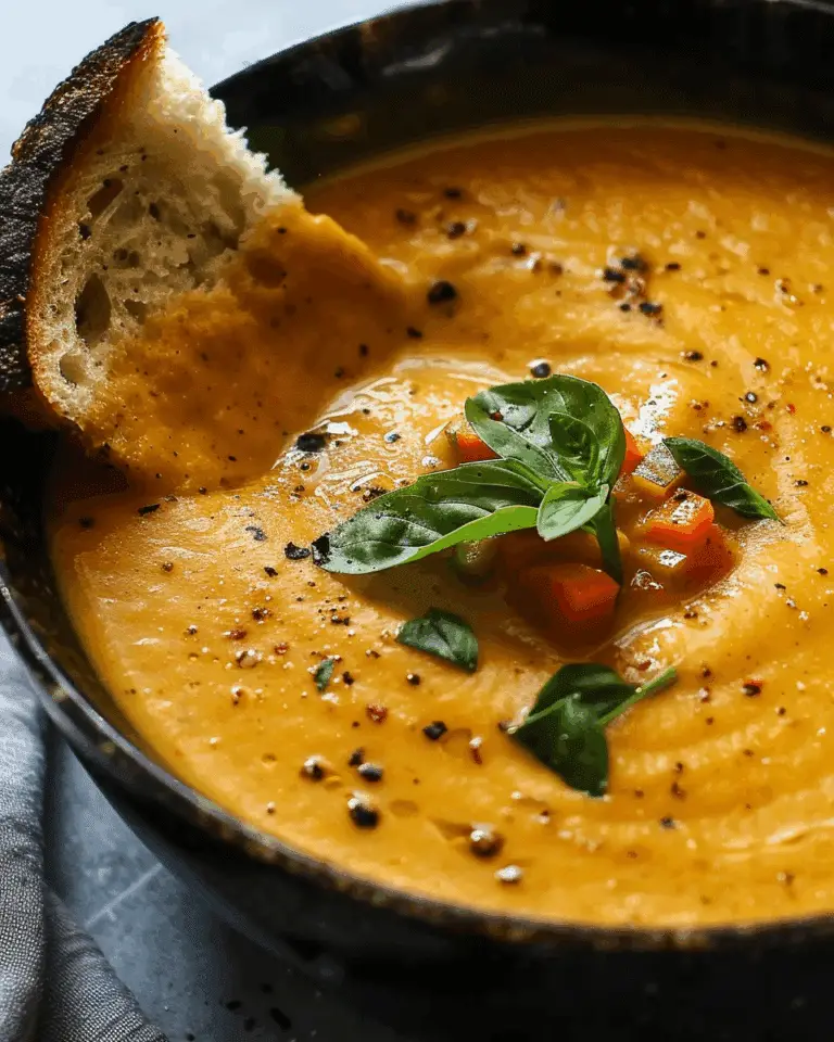 Creamy Roasted Veggie Soup