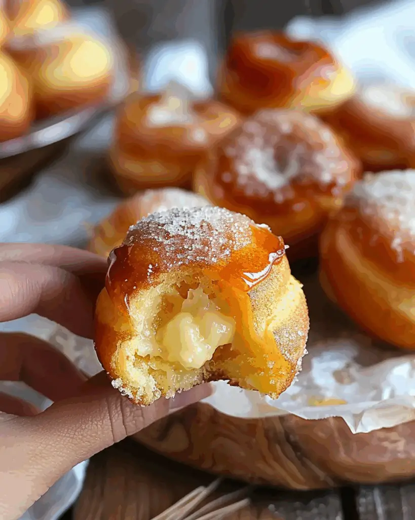 Easy Crème Brûlée Donut Rolls