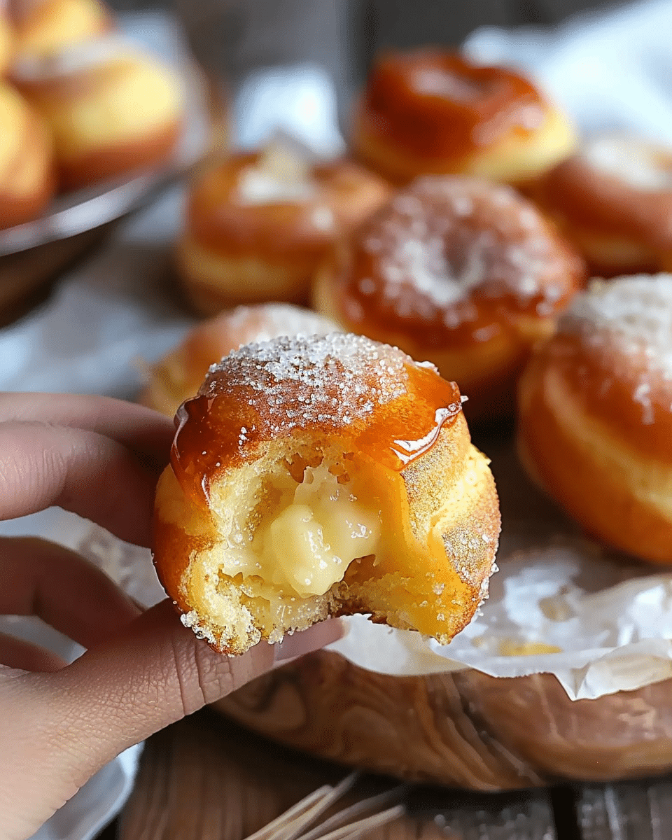 Easy Crème Brûlée Donut Rolls