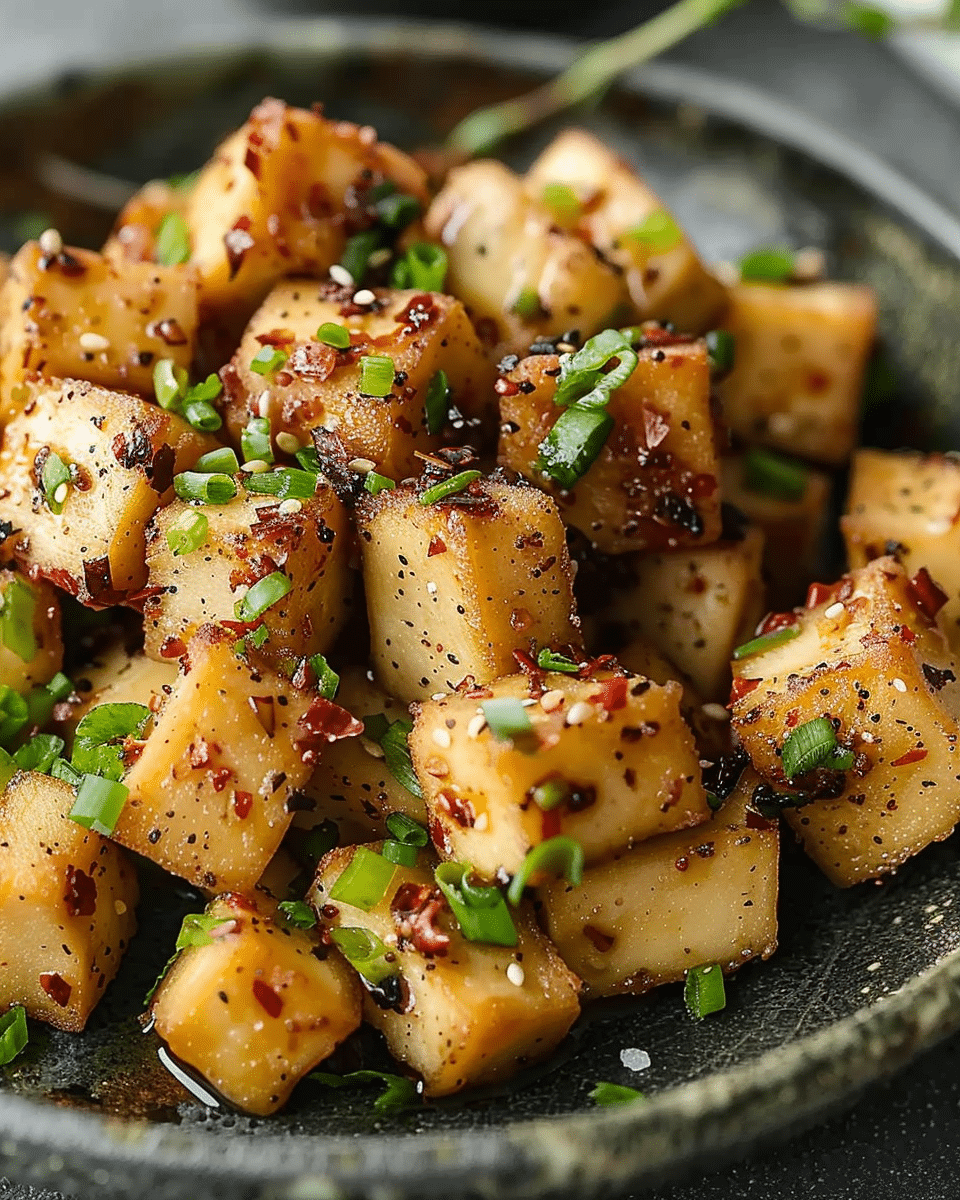 Crispy Salt and Pepper Tofu