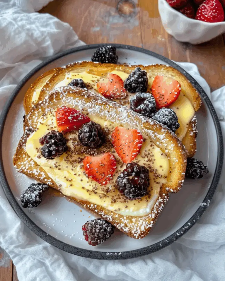Custard Yogurt Toast (Viral)