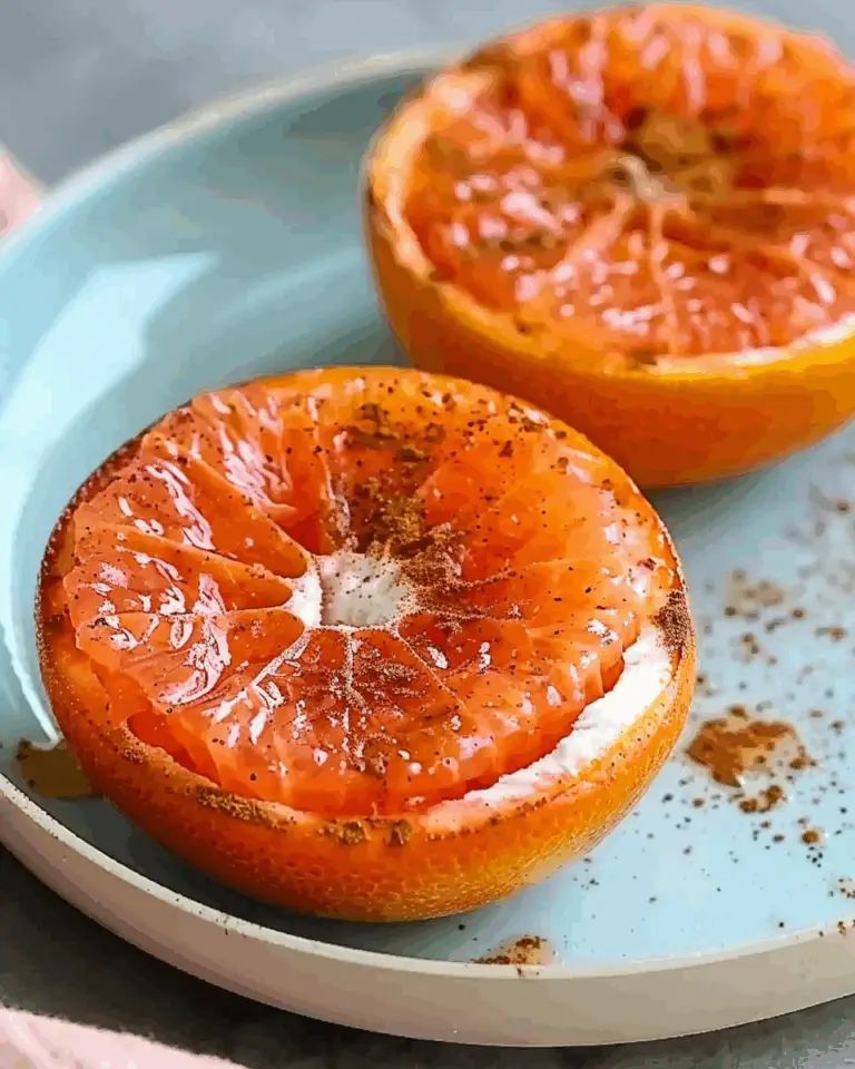 Easy Air Fryer Broiled Grapefruit Recipe With Cinnamon