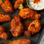 Frozen Cauliflower Wings in the Air Fryer Recipe