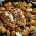 Garlic Parmesan Chicken and Potatoes (One‑Pan Dinner)