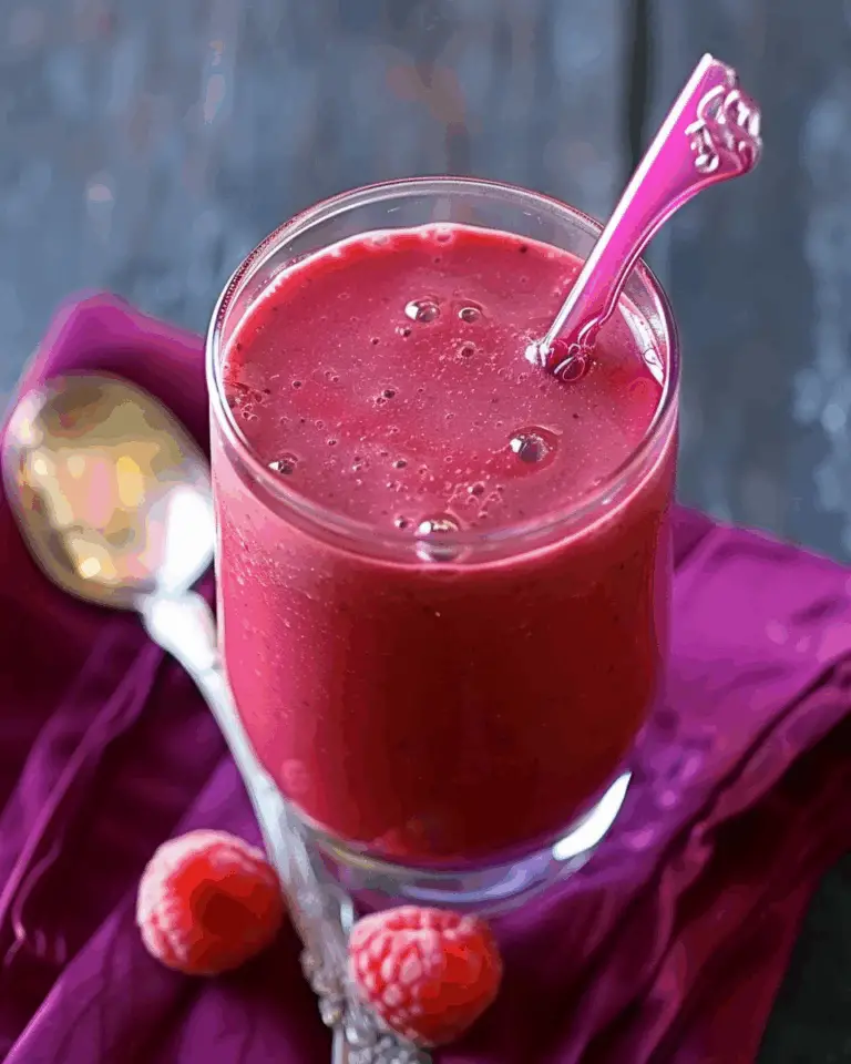 Green Tea, Berry & Yogurt Smoothie