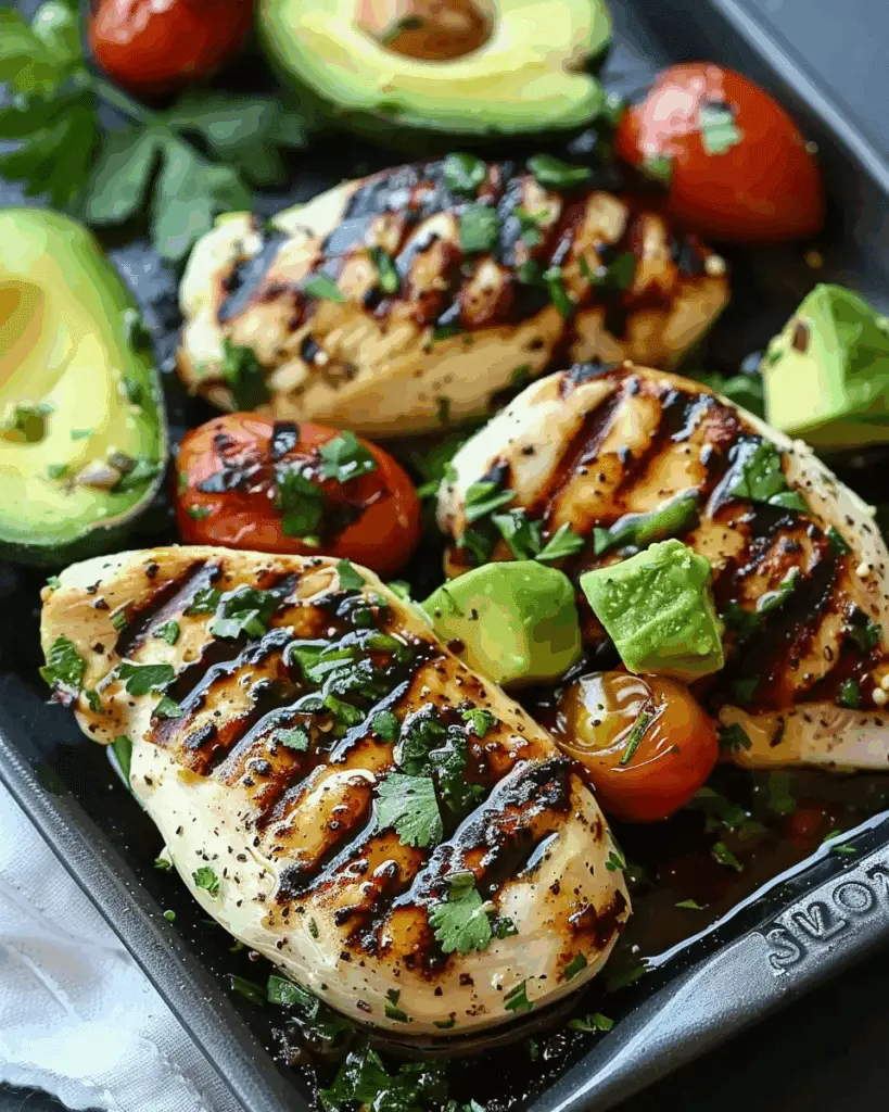 Grilled California Avocado Chicken