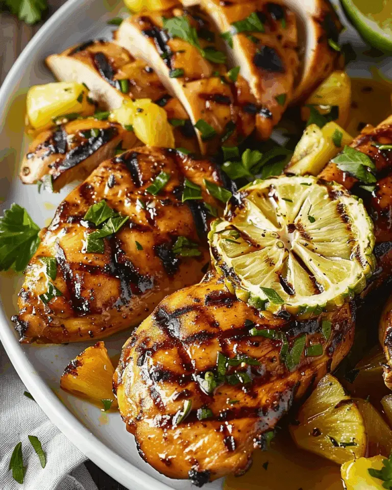Grilled Pineapple Chicken