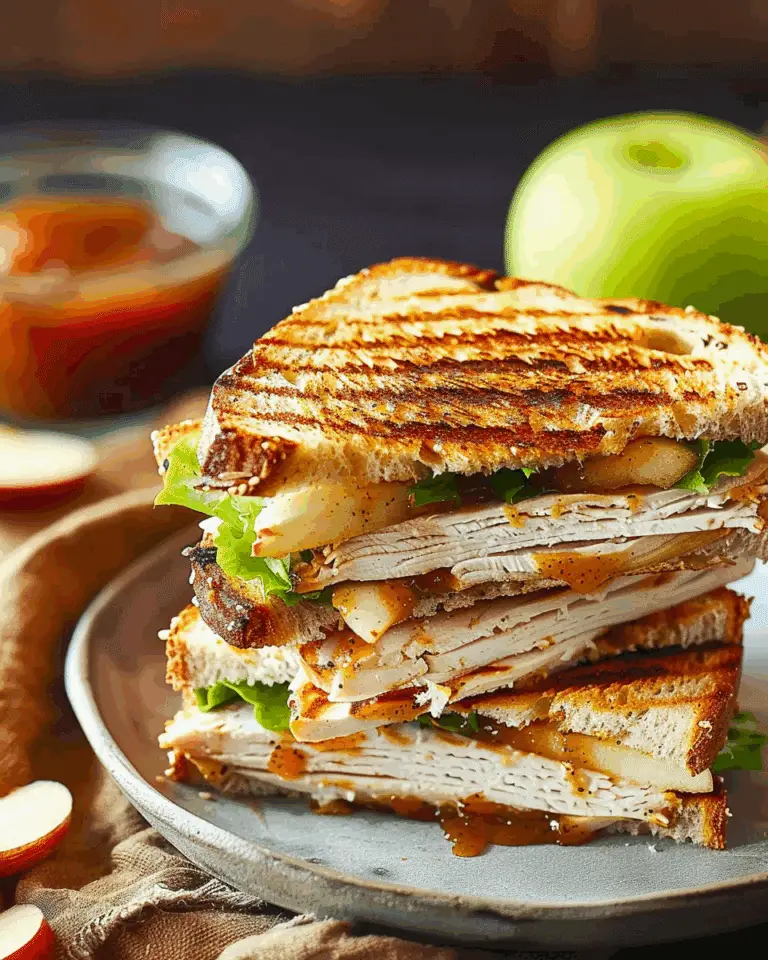 Grilled Turkey Sandwich with Apple Butter Recipe