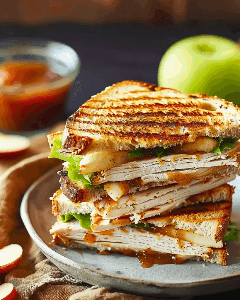 Grilled Turkey Sandwich with Apple Butter Recipe