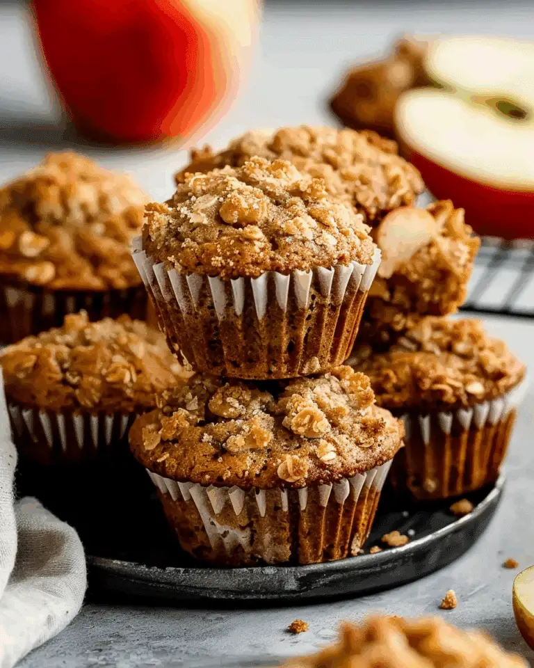 Healthy Whole Wheat Apple Muffins Recipe