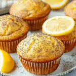 Healthy Lemon Poppy Seed Muffins
