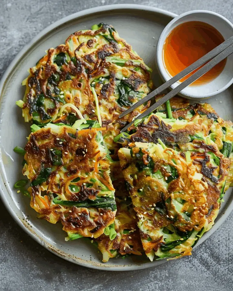Vegan Yachae Jeon 야채전 (Korean Vegetable Pancakes)