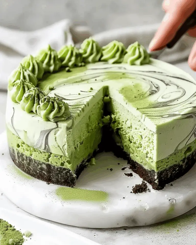Matcha Marble Mousse