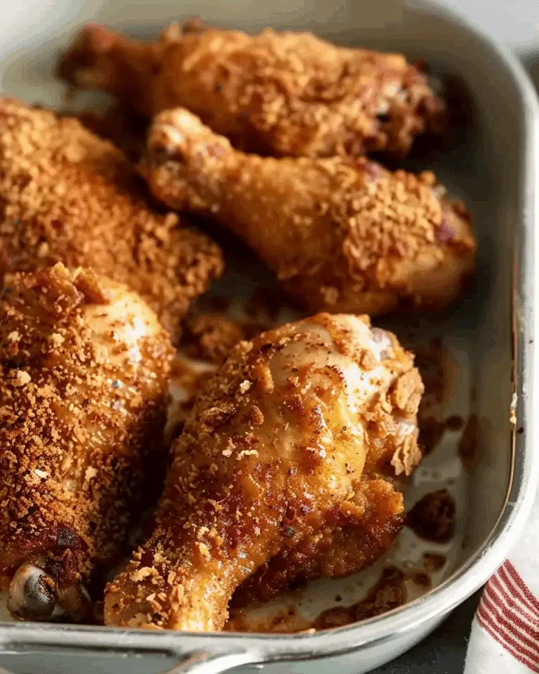 Nutty Oven-Fried Chicken