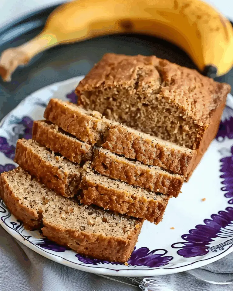 Peanut Butter & Banana Whole Wheat Quick Bread