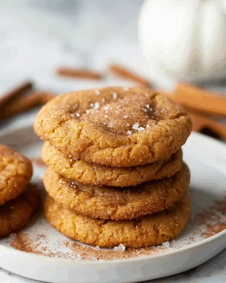 Pumpkin Spice Vegan Snickerdoodle Cookies Recipe