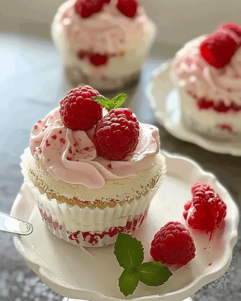 Raspberry Cheesecake (No Bake Mini Cheesecakes)