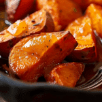 Roasted Sweet Potatoes with Honey and Cinnamon