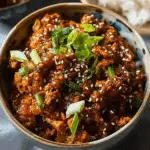 Shredded Tofu Bulgogi Rice Bowl