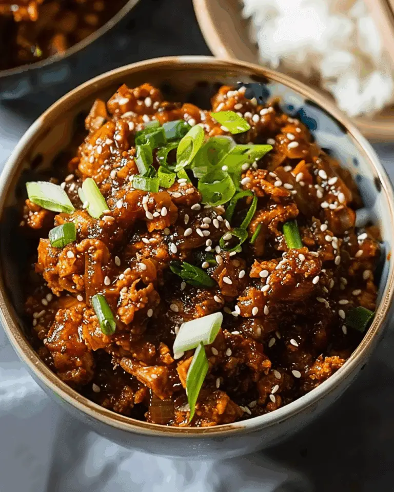 Shredded Tofu Bulgogi Rice Bowl