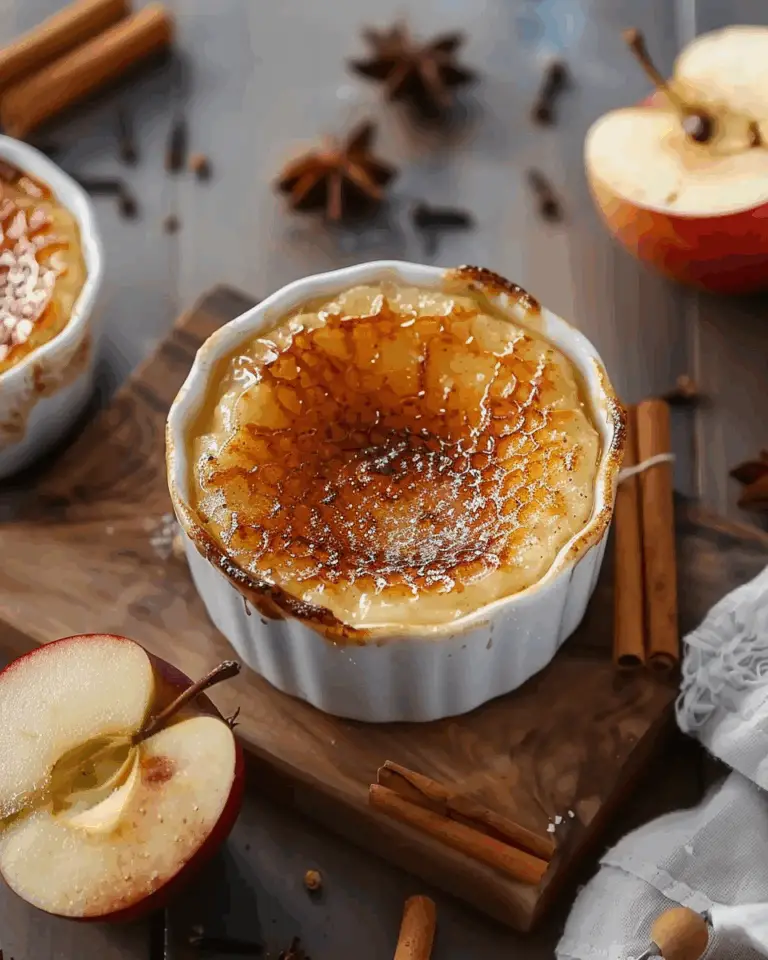 Spiced Apple Crème Brûlée Recipe