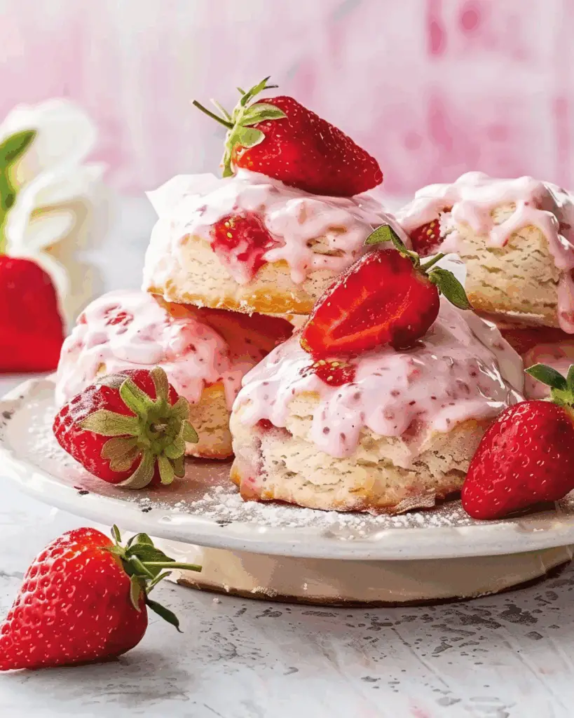 Strawberry Biscuits