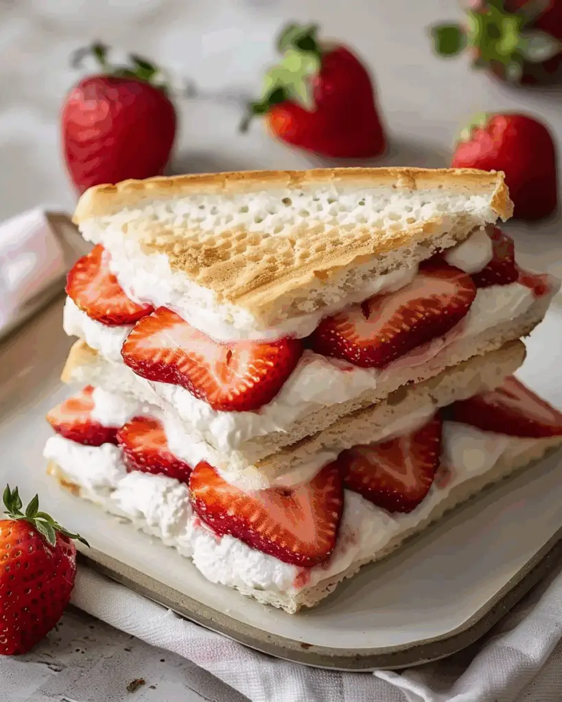 Strawberry Sando (Japanese Fruit Sandwich) Recipe