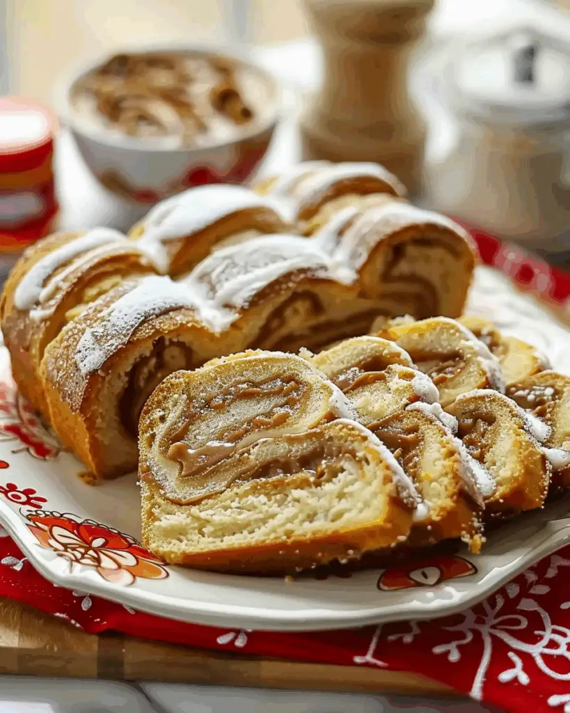 Sweet Biscoff Bread with Custard: A Heavenly Dessert