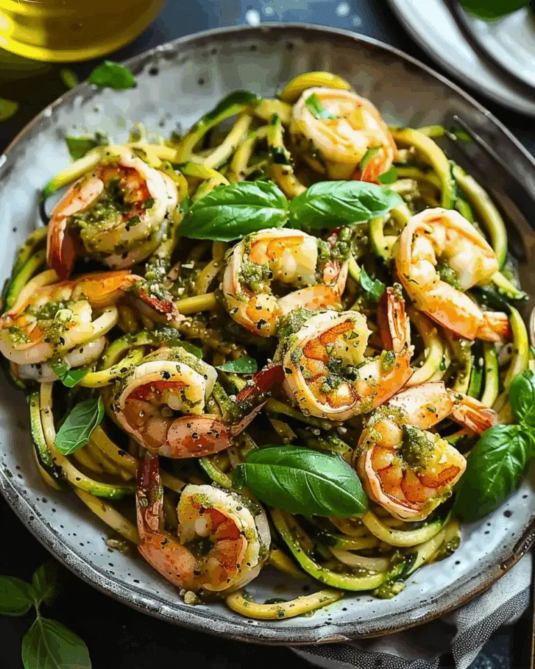 Zucchini Noodles With Pesto And Shrimp (25‑Minutes)