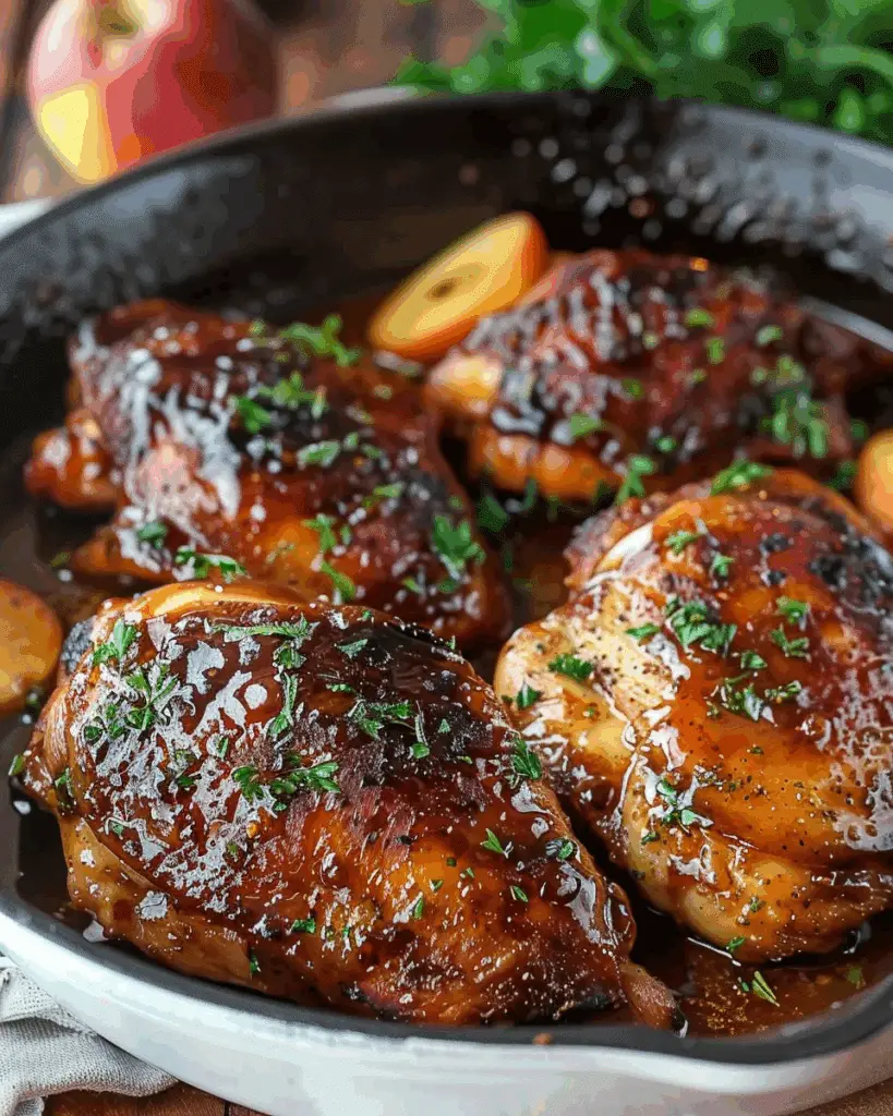 Apple Cider Glazed Chicken