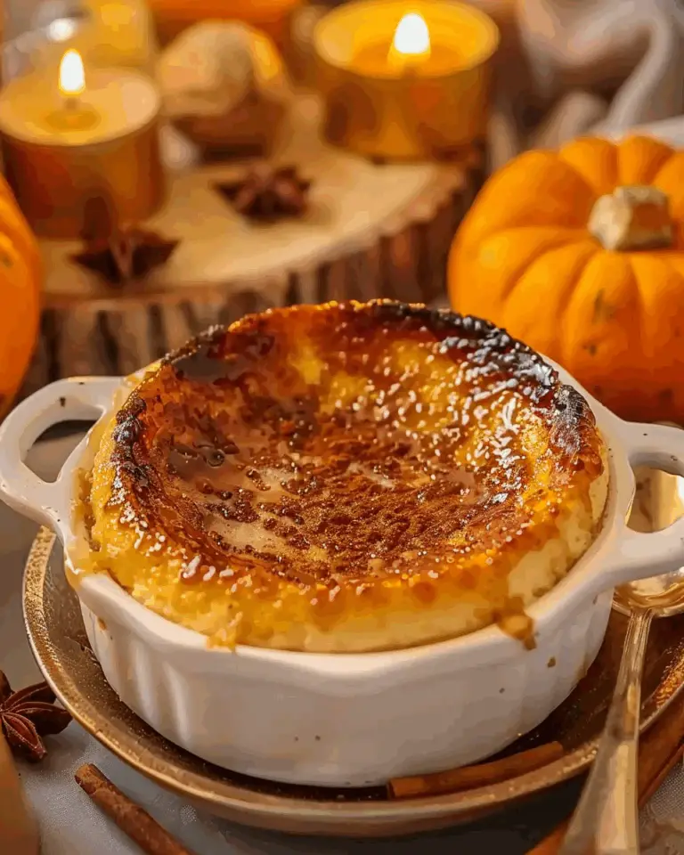 Pumpkin Spice Crème Brûlée