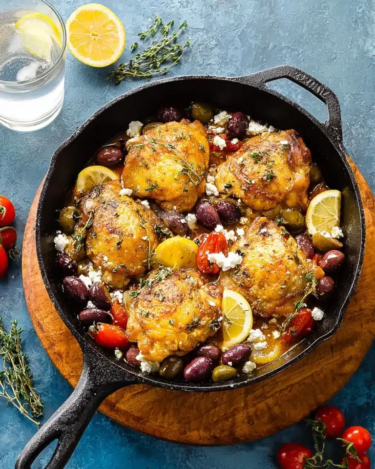 Mediterranean Chicken Thighs Recipe