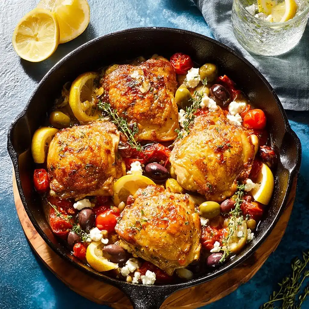Mediterranean Chicken Thighs Recipe - Recipe Image